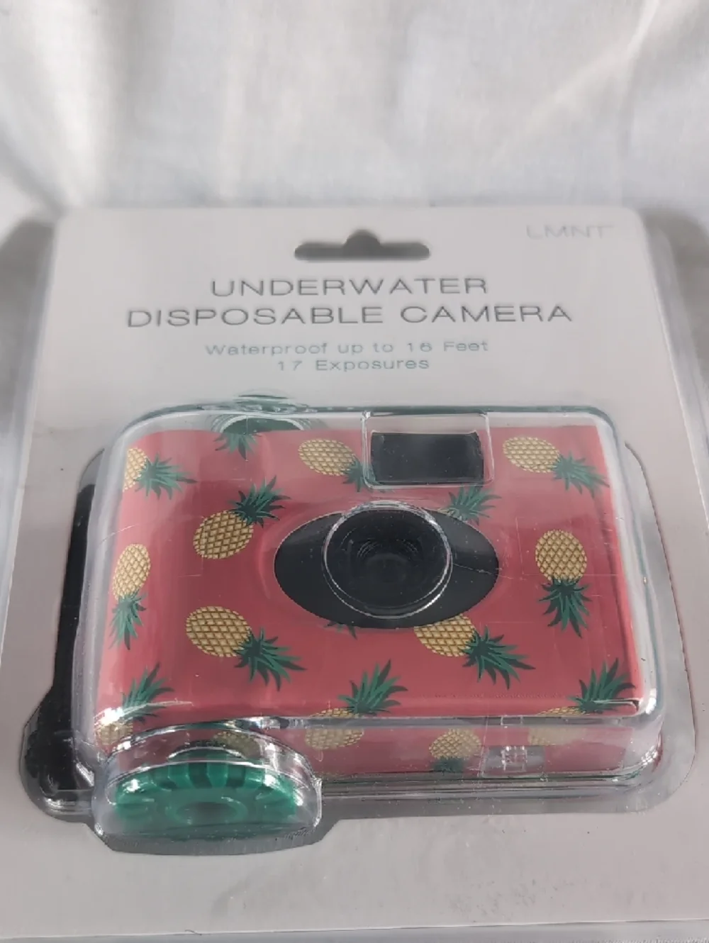 LMNT Pink Pineapple Underwater Disposable Camera
